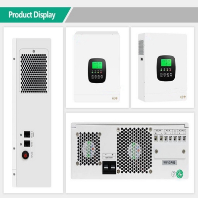 Testermeter-12.3kw Hybrid Solar Inverter 48VDC Solar System Inverter with 230V Pure Sine Wave 50Hz Output Frequency
