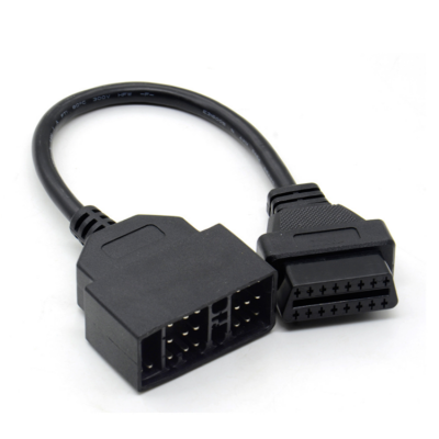 Testermeter-22-Pin to 16-Pin OBD1 to OBD2 Adapter Cable for Toyota Plastic Code Reader Connect