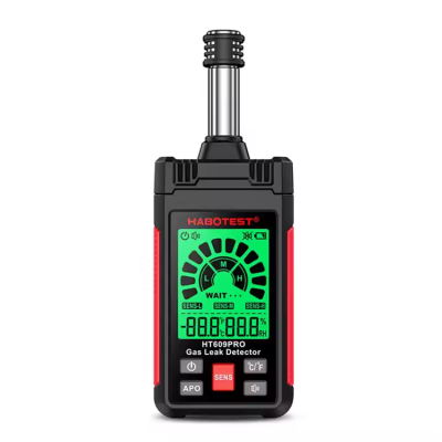 Testermeter-Habotest HT609 Gas Leak Detector Temperature and Humidity Meter Gas Leak Check Carbon Monoxide and Natural Gas Detector