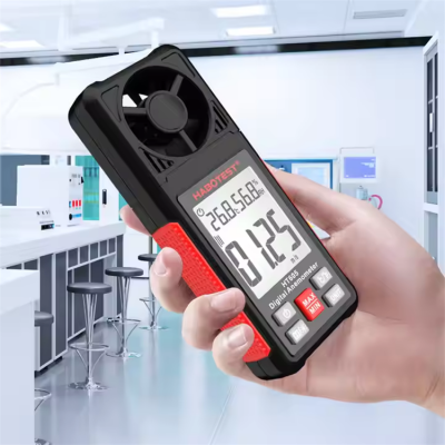 Testermeter-HABOTEST HT605 Portable Digital Anemometer for Sale with Measuring Air Speed Velocity Temperature Humidity Instruments Wireless