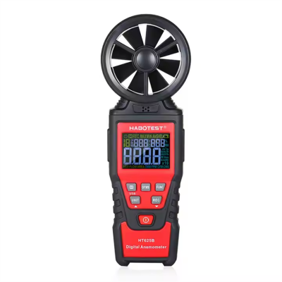Testermeter-HABOTEST HT625B Handheld With USB Digital Anemometer Price Electronic Wind Speed Meter Tester 9999counters with Analog Display