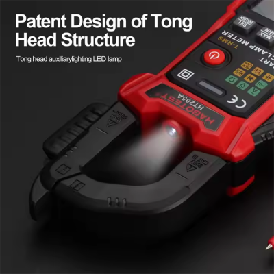 Testermeter-Habotest HT205A 6000 Counts High Performance Measure Inrush Current Non Contact Voltage True RMS AC DC Smart Digital Clamp Meter