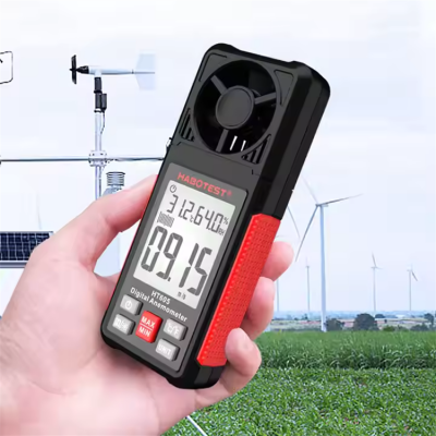 Testermeter-HABOTEST HT605 Portable Digital Anemometer for Sale with Measuring Air Speed Velocity Temperature Humidity Instruments Wireless