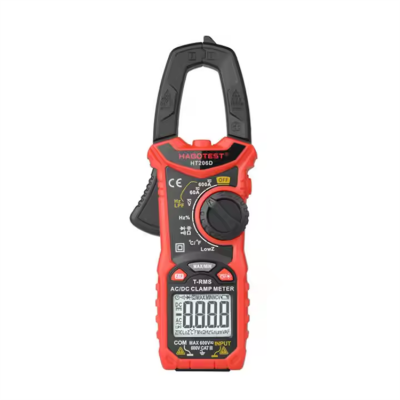 Testermeter-HABOTEST HT206D DC AC Current alligator Clip Multimeter Tester Best True Rms Digital Amp Clamp Ampere Meter on Voltage Ammeter