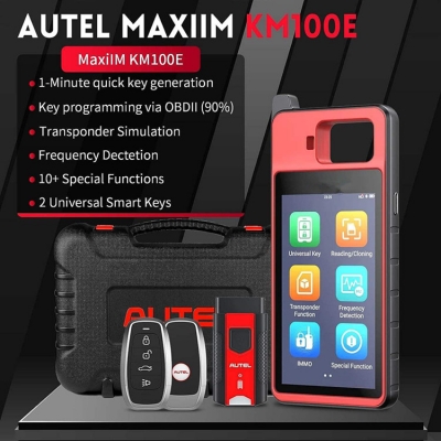 Testermeter-2023 Autel MaxiIM KM100E Car Key Programming Tools Transponder Car Device Machine Diagnostic Scanner