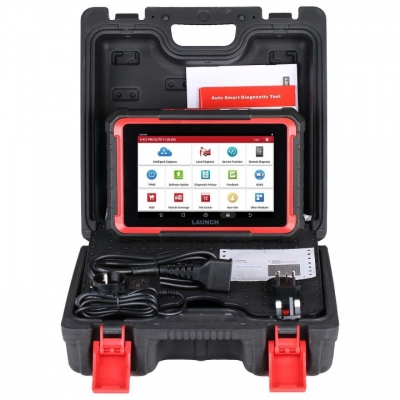 Tesetermeter-New Launch X431 PRO ELITE Auto Full System Car Diagnostic Tools CAN FD DOIP Active Tester OBD2 Scanner