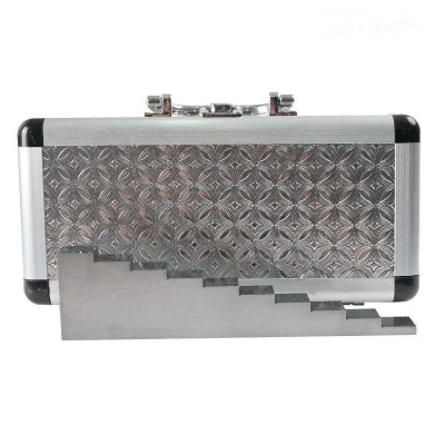 Testermeter-DANA 10 Steps Ultrasonic Calibration Block for UT Ultrasonic Thickness Measurement 56710 Steps Carbon Steel Stainless Steel