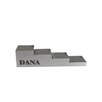 Testermeter-DANA 4 Steps Ultrasonic Calibration Block 56710 Steps Carbon Steel Stainless Steel for UT Ultrasonic Thickness Measurement