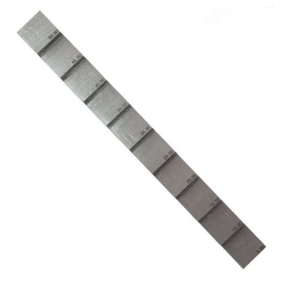Testermeter-DANA 10 Steps Ultrasonic Calibration Block for UT Ultrasonic Thickness Measurement 56710 Steps Carbon Steel Stainless Steel