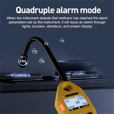 Testermeter-BT-S100-Bosean Hot Sale High Sensitivity Hydrogen Leak Detector Best Kitchen Natural Gas Leak Detector LPG Sensor Gas Analyzers