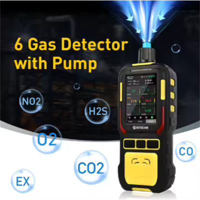 Testermeter-6in1 Fast Response Ozone Analyzer LCD Display Explosive O3 Ozone Gas Detector