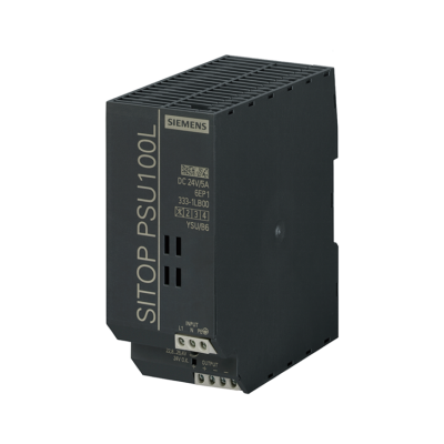 Testermeter-Stock Siemens SITOP PSU100L 24V 5A Adjustable Power Supply High Quality Best Price 6EP1333-1LB00 for PLC Dedicated Controllers
