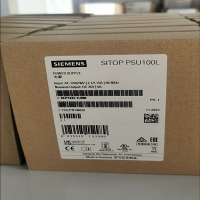 Testermeter-Stock Siemens SITOP PSU100L 24V 5A Adjustable Power Supply High Quality Best Price 6EP1333-1LB00 for PLC Dedicated Controllers