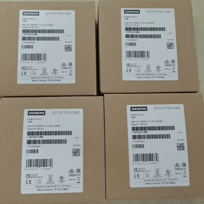 Testermeter-Stock Siemens SITOP PSU100L 24V 5A Adjustable Power Supply High Quality Best Price 6EP1333-1LB00 for PLC Dedicated Controllers