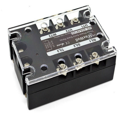 Testermeter-MS-3AA4840 40amp Ac to Ac 3 Phase SSR Relay with High Power Contact Load and Epoxy Protection