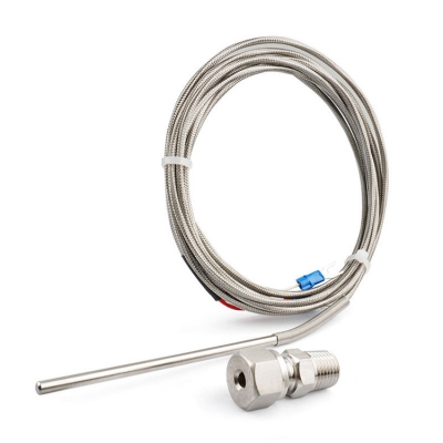 Testermeter-High Accuracy Class a RTD Temperature Probe PT100 3 Wires with Movable Fitting
