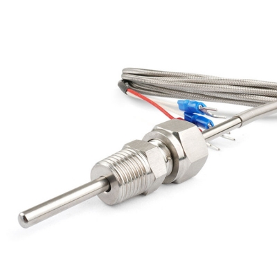 Testermeter-High Accuracy Class a RTD Temperature Probe PT100 3 Wires with Movable Fitting