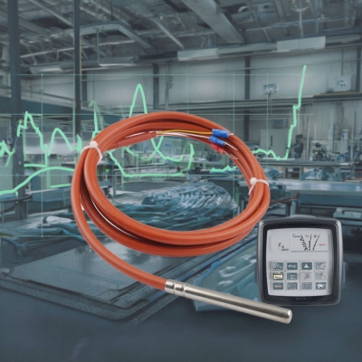 Testermeter-High Quality K J PT100 Thermocouple Silicon Cable Industrial Temperature Sensor