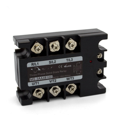 Testermeter-MS-3AA48100 3-Phase 100amp Ssr High Power Ac to Ac with Epoxy Protect Feature