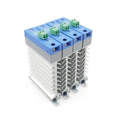 Testermeter-MDS-1DA4860-Ultra-Thin 25A Single-Phase SSR Relay with Built-In Heat Sink Miniature Size Sealed Protect Feature for Rail Mount Applications