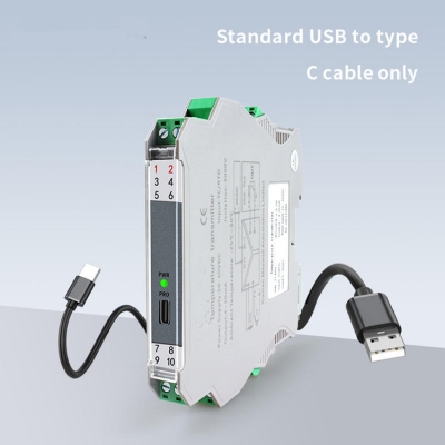 Testermeter-TT-313Dual Input and Dual Output Temperature Transmitter Transducer Din Rail Mountable with programmable software